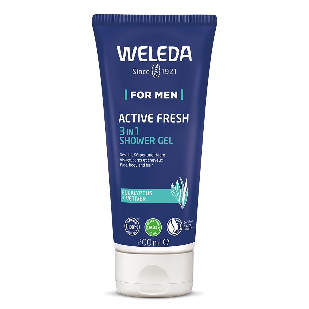 Weleda for Men Active Fresh (3in1) Shower Gel