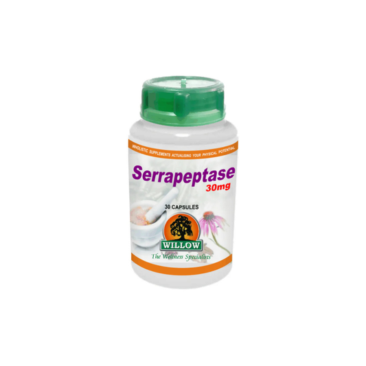 Willow Wellness Serrapeptase (66 000IU) 30mg 30caps